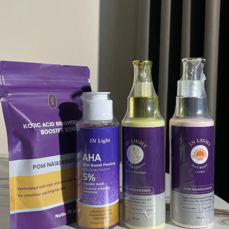 Paket body whitening booster lengkap