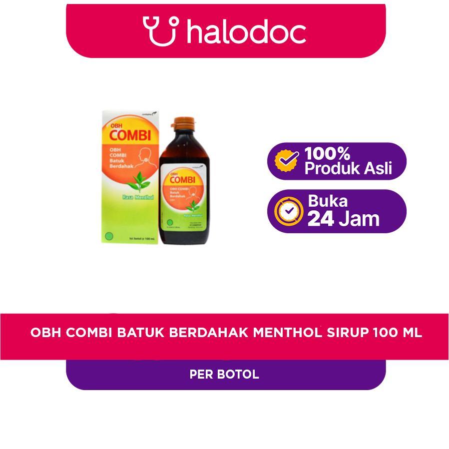 obh combi batuk berdahal rasa menthol 100 ml