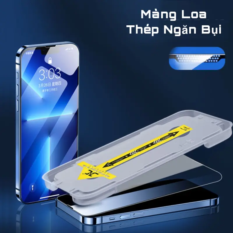 Kính Cường Lực KingKong Glass Chống Nhìn Trộm Và Trong Suốt Có Khung Dán Chuẩn ,Full Màn Hình ,Dành Cho iPhone , Phủ Nano Trơn Mượt , Cảm Ứng Mượt Nhẹ Nhàng 4