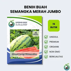 Biji Benih Semangka Merah Jumbo (Superior Seeds)