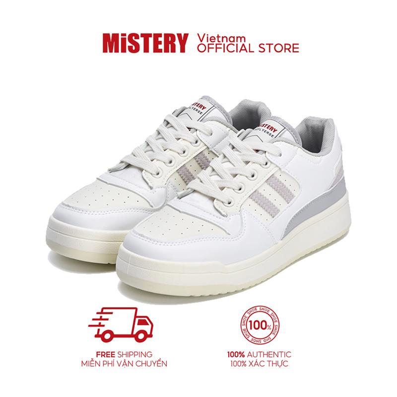 MiSTERY Giày độn đế Cao 3.5cm Chất Da PU Cho Nữ Sneaker MODEL CLOUD MIS-701