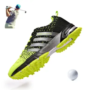 Sepatu Golf Pria Sneakers Jalan Rumput Luar Ruangan Musim Panas Sejuk