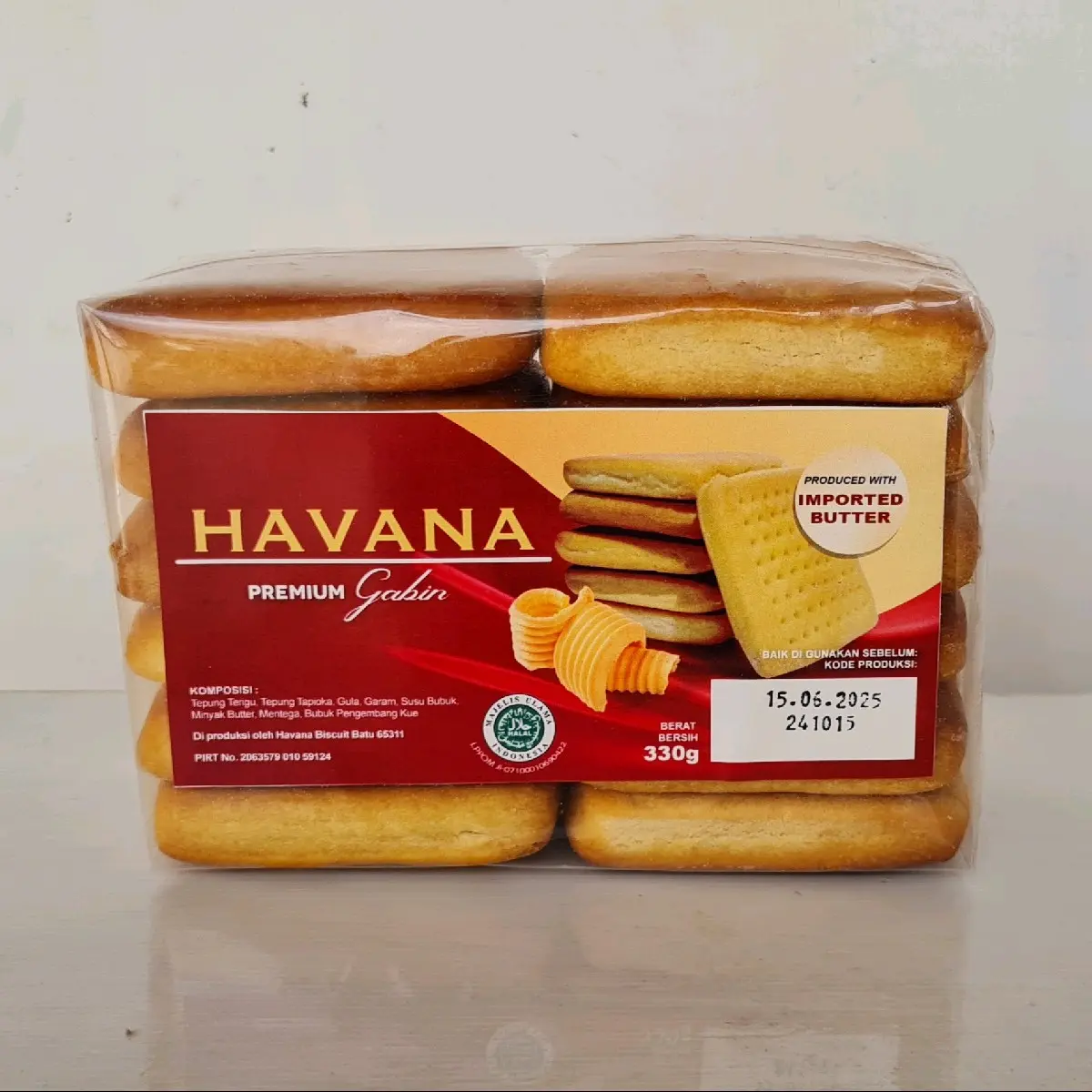 Gabin Kabin Cabin Havana Butter Special 330 gr Camilan Food