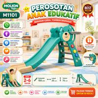 Gambar Molion Perosotan Anak Edukatif Panda M1101 Bahan HDPE Aman Anti Slip Ring Basket Plastik Lucu & Kokoh 155 x 76 x 60 cm - PINK dari toysbar Kota Surabaya 1 Tokopedia
