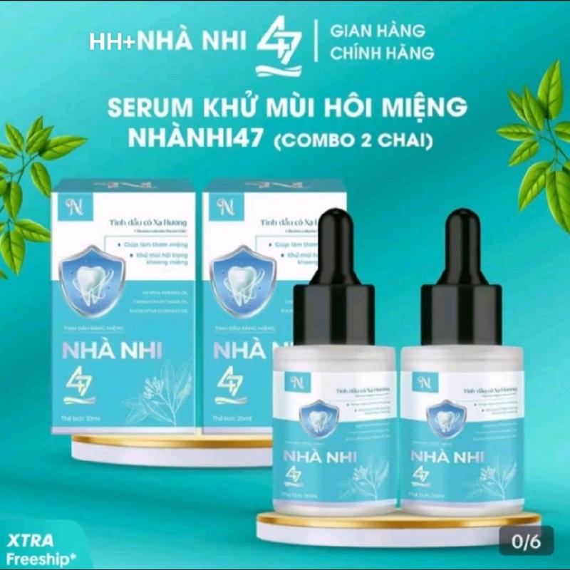  2chai quà tặngngẩu nhiên -Serum 20ml Khử Mùi Hôi Miệng Nhà Nhi 47 Tinh Chất Dầu Xạ Hương Kháng Khuẩn Xịt Thơm Miệng  An Toàn Cho Sức Khỏe 