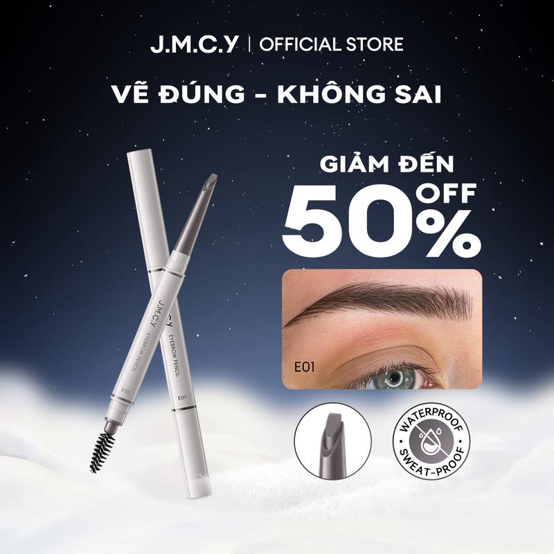  Bút Chì Kẻ Lông Mày Đầu Lưỡi JMCY Lâu Trôi Không Thấm Nước Và Chống Mồ Hôi Công Thức Truyền Thảo Mộc Lõi Xoay Chống Nhòe Chính Xác Định Hình Lông Mày Trang Điểm Và Chăm Sóc Ưu Đãi Hàng Mới Về 