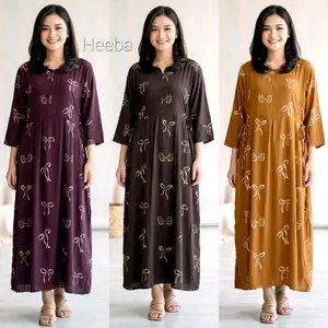 Daster Lengan ¾ Motif PITA Terbaru Bahan Rayon Premium NO 1 Busui