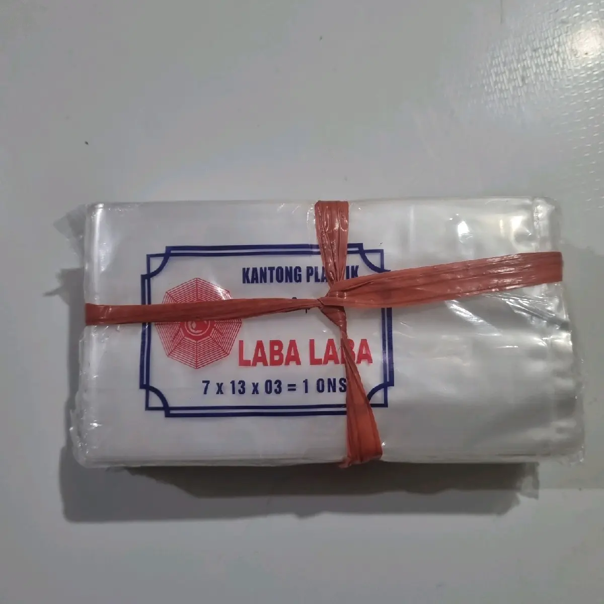 Laba-Laba Plastik Kantong Ukuran 7cm x 13cm x 0.3cm untuk 1 ons