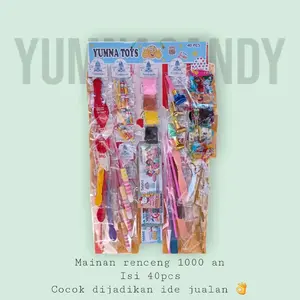 MAINAN RENTENG RENCENGAN SERBA 1000 ISI 40 PCS
