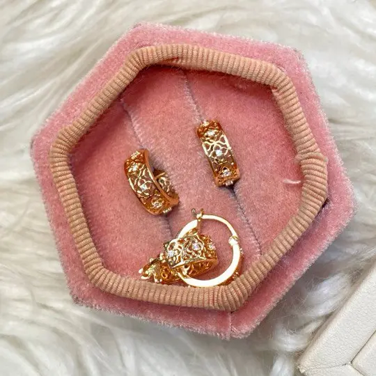 Anting Emas Radiantz Collection SDW - Rosegold 18k 2