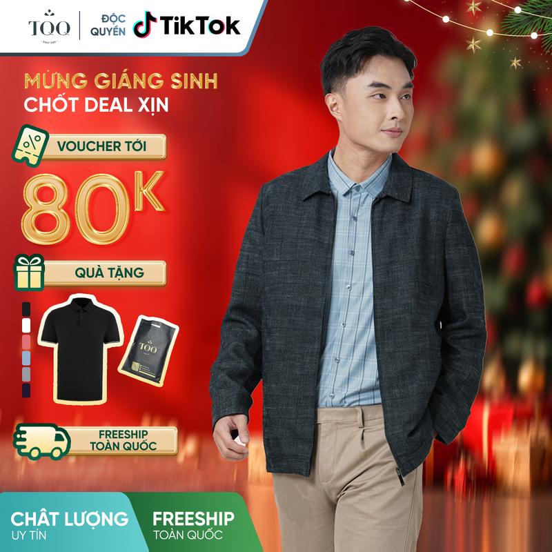Tặng voucher 80k trên live TQQ Áo khoác nam công sở dáng suông 2 lớp K2L2327 K2L2326 cổ đức thời thượng cùng lớp lót nỉ mềm mại giữ ấm tốt trong mùa đông - Jacket Menswear