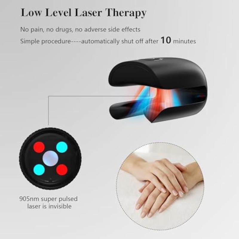 Rechargeable Nail Fungus Treatment Device for Onychomycosis, New Model Highly Effective Red Blue Light & Cold Laser Therapy for Nail Cleaning, Fast & Reliable Light Therapy for Fingernail &Toenail 2