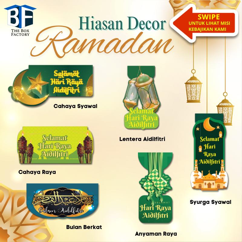 2025 HIASAN RAYA FLAG DECO RAMADAN HARI RAYA AIDILFITRI 6.4