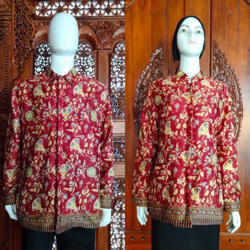 Baju Seragam Batik PPNI Perawat Nasional Original BATIK PPNI TERBARU Seragam Katun Panjang Wanita Pria Kerja Atasan
