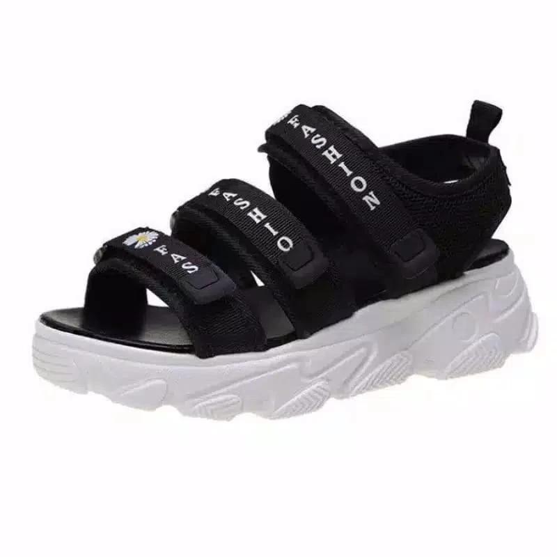 Sandal Korea Gunung Pereman Anak-Anak dan Dewasa Flat Korean fashion Flower Kekinian 3