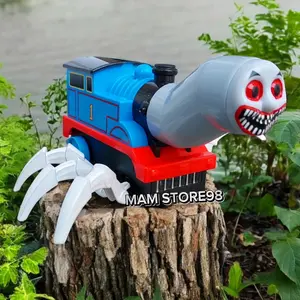 MAINAN KERETA LABA LABA MAINAN KERETA CHOO CHOO CHERLES KEPALA PANJANG DAN PENDEK SKIBIDI TOILET BUS EATER KERETA CHOO CHOO CHARLES LABA LABA TOYS MAINAN JUMBO PAKAI BATRAI BISA JALAN ADA LAMPU DAN MUSIC