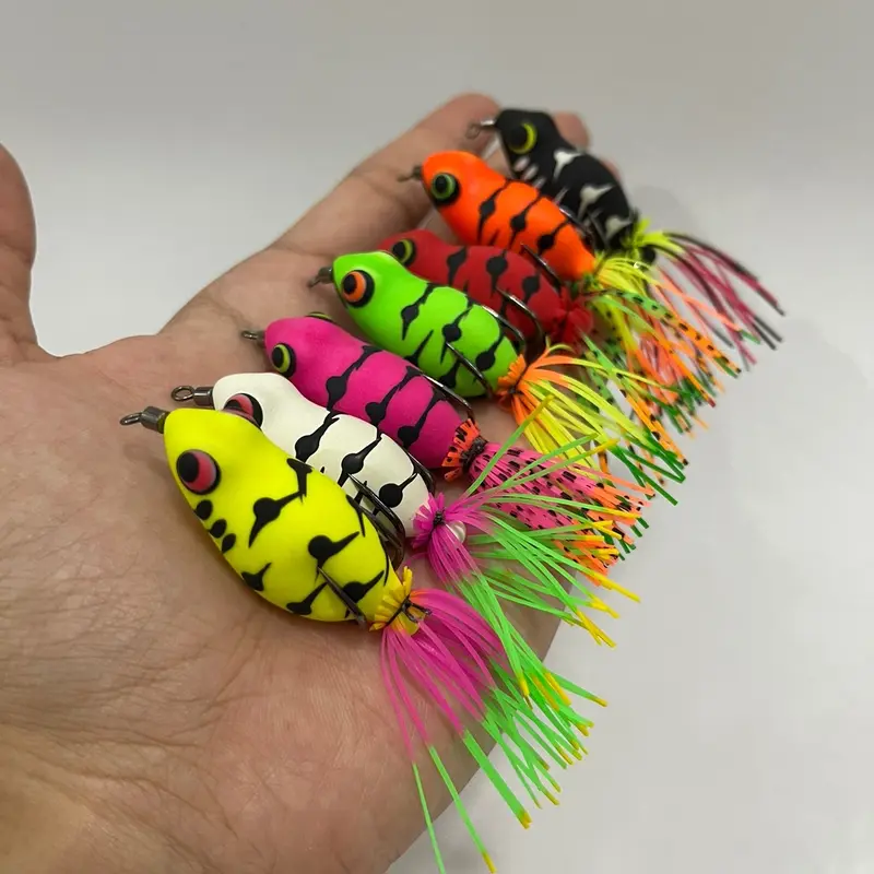 PROMO SOFT FROG SKIRT BERDIRI  4CM 6GRAM || UMPAN CASTING IKAN GABUS DAN TOMAN 4