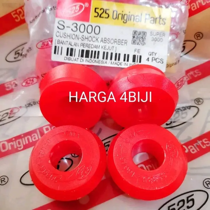 4Buah Karet Skok Shockbreaker BELAKANG CANTER PS110 PS125  PS135 DYNA DUTRO HT125 HT130 110PS 125PS 125HT 130HT 4BIJI