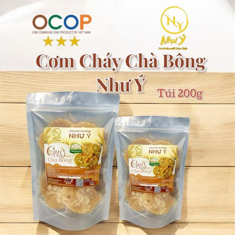 CƠM CHÁY CHÀ BÔNG NHƯ Ý OCOP 3 SAO 1 Túi 200g Snack Ăn Vặt - Ăn vặt cay
