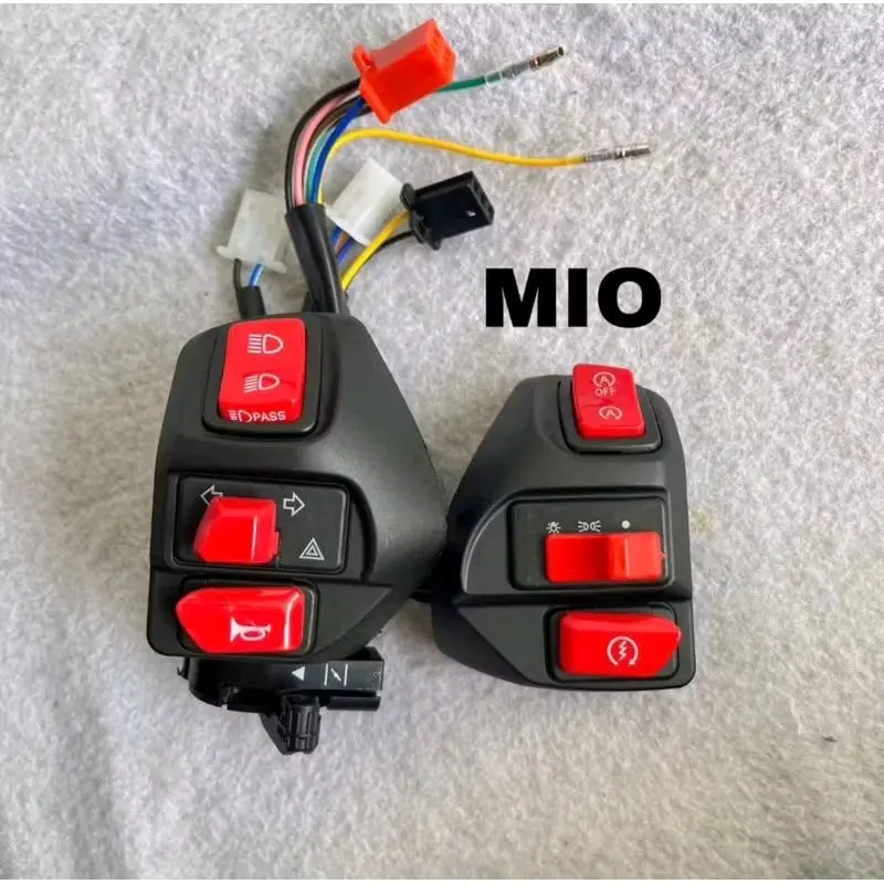 SAKLAR HOLDER KANAN KIRI MIO MODEL VIETNAM MERAH 1