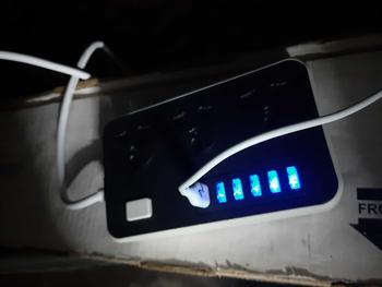 Product Review of 6 USB ports, 3 universal power boards, office expansion plugs, power sockets Adapter Electrical from s**d 3