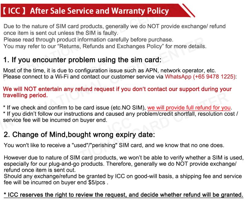 Product Introduction of ICC SIM Card - Japan 4-30 Days Unlimited Data SIM/SoftbankNetwork 10