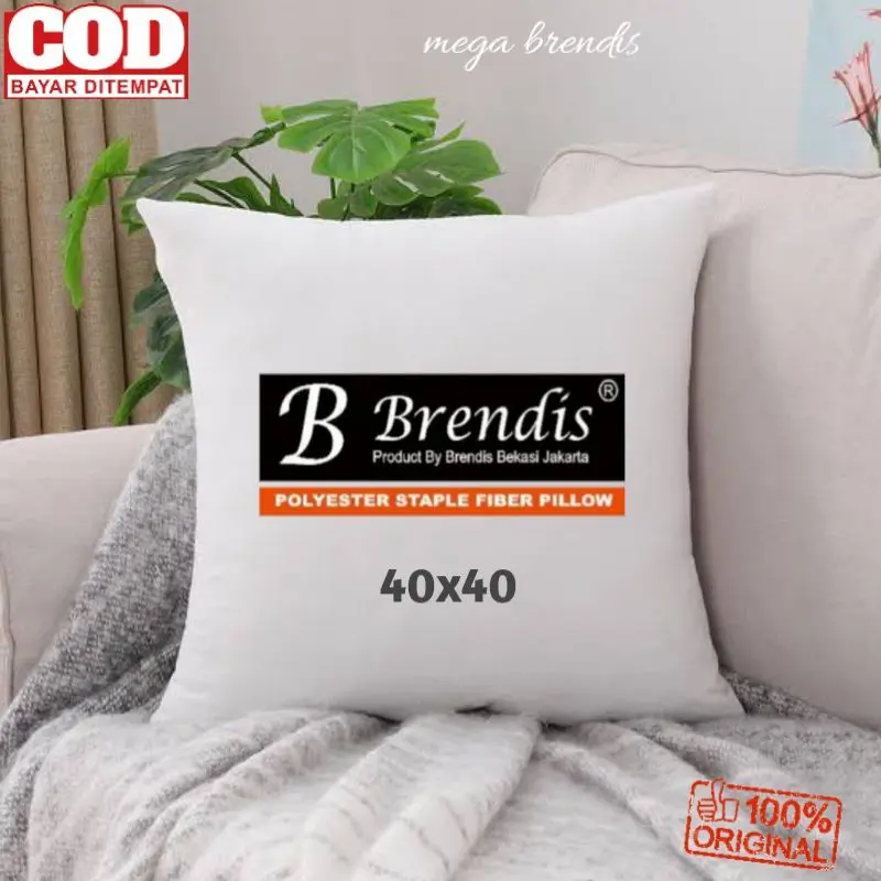 Bantal Sofa / Bantal Kursi Premium Brendis 40x40 50x50cm 100% Silikon Mewah Berkualitas