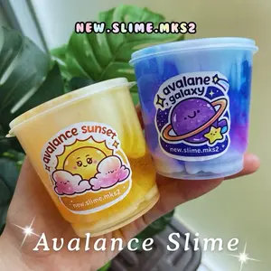 Avalance Slime Galaxy & Sunset Edition - Mainan Anak Terbaru
