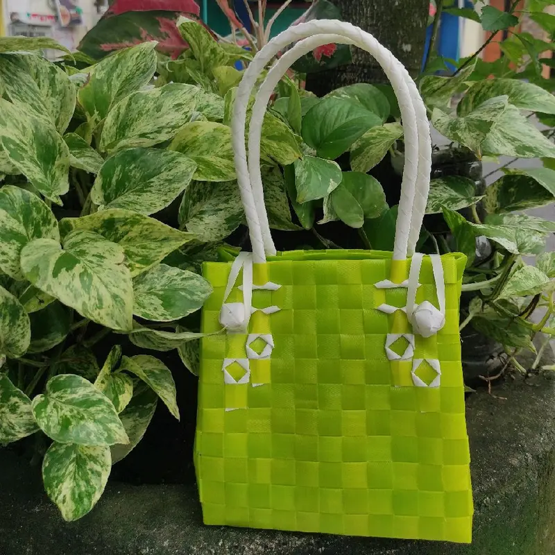Tas Anyaman Plastik Sovenir Asul Asul - Belanja Harga tertera per 6pc 0