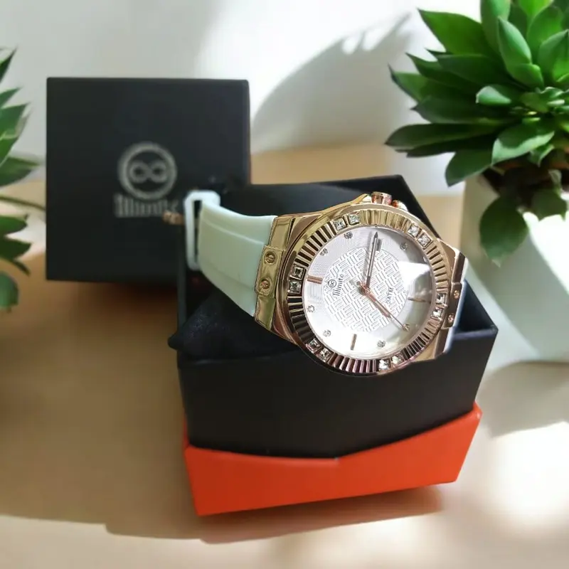 [LENGKAP BOX] Jam Tangan ILLIMITE 8667 Strap Rubber Silikon Analog Tanggal Aktif Watches 1