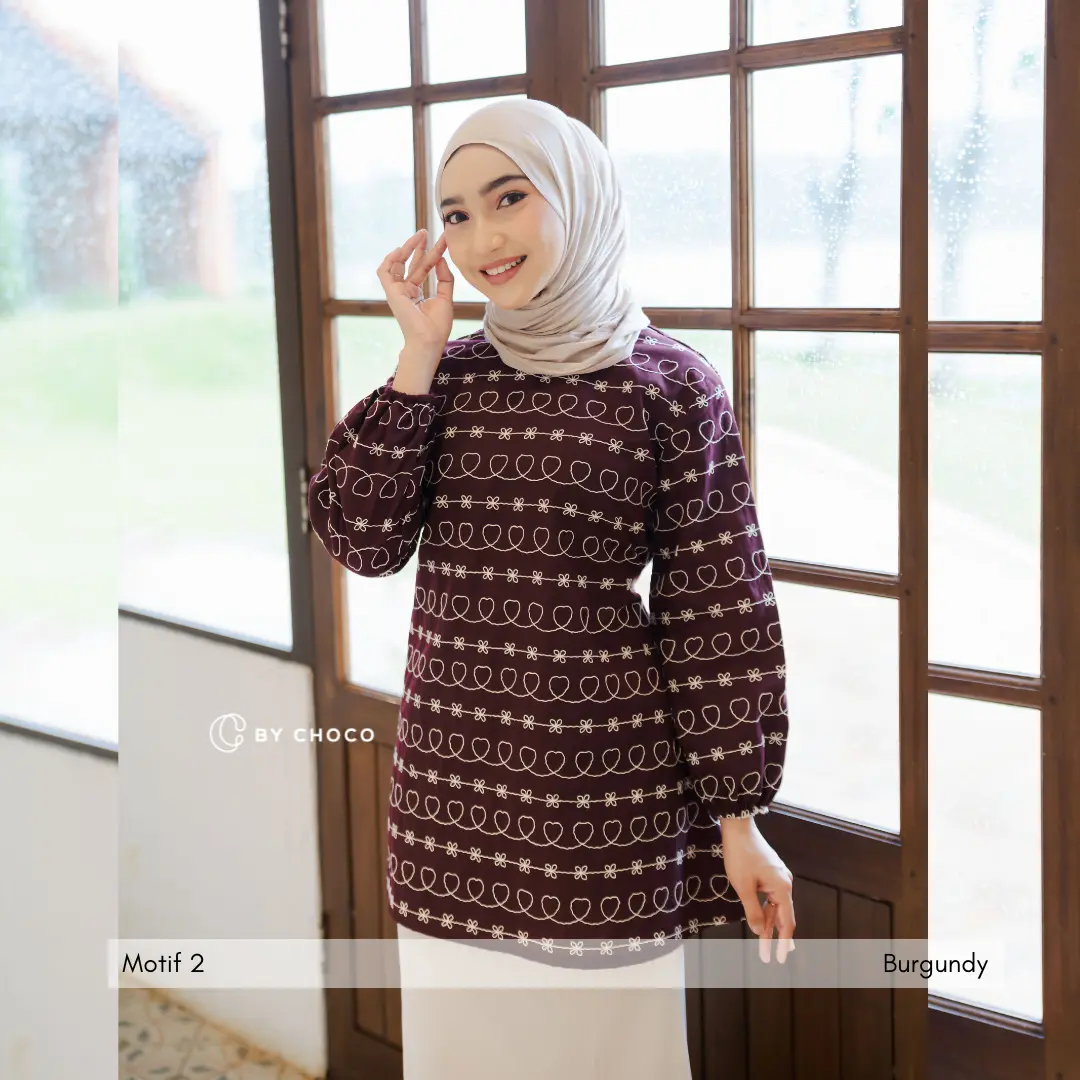 Burgundy Motif 2