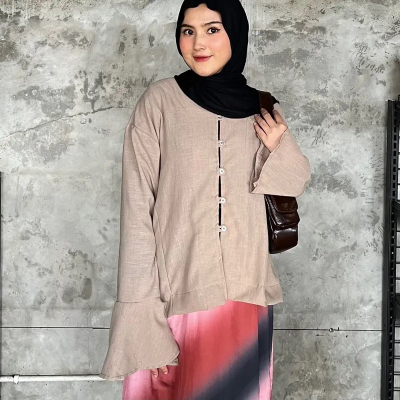 Aruna - Silmi Top Linen / Linen Shirt / Linen Top 0