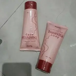 Bustvita Soap & bustvita Gel - Paket Perawatan Wanita Mencerahkan dan Mengencangkan Si-Kembar BPOM Original