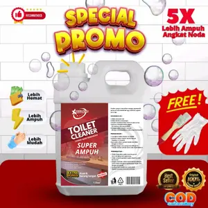Bozoklin Toilet Cleaner Pebersih Kamar Mandi WC Toilet Kloset Keramik Steanless Syower Kran Pembersih Peralatan Dapur Rumah Tangga 1 Liter cairan  pembersih