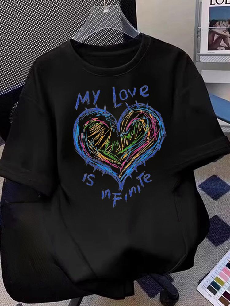 Product Introduction of KAOS COUPLE LOVE IS INFINITE (JUAL SATUAN) BAHAN SEMI KATUN 10