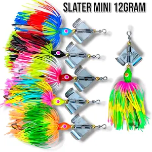 SLATER MINI BERAT 12GRM HOOK 1/0  COCOK BUAT IKAN GABUS DAN LAIN NYA