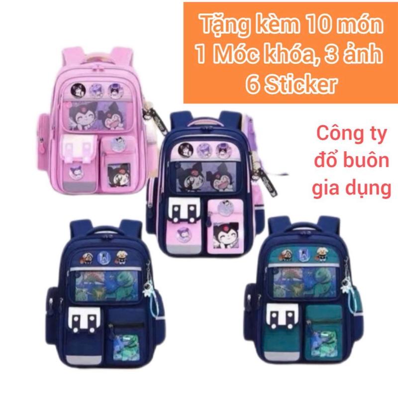 [tặng 10 hoặc 7 phụ kiện lớp 1 đến lớp 7] BALO Kurumi Học Sinh size lớn 42 cho bé từ lớp 1 đến lớp 7 Kích thước 42x30x14cm Chống gù Siêu hot với nhiều ngăn chứa đồ rộng rãi và móc khoá tiện lợi
