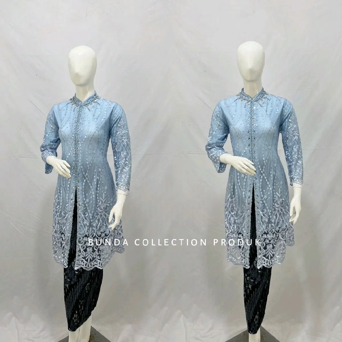 Kebaya Tunik Tille Payet / Kebaya Tunik Tille Belah Depan / Kebaya Busui / Kebaya Payet / Kebaya Modern / Kebaya Ibu Hajat