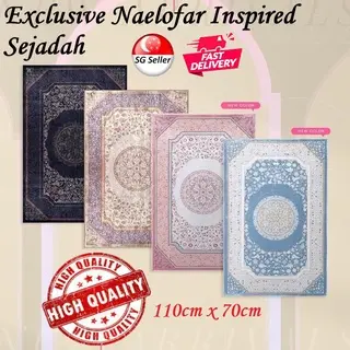 [SINGAPORE SELLER] Exclusive Padded Neelofar Inspired Sejadah / Prayer Mat / Prayer Rug / Prayer Carpet /Neelofa