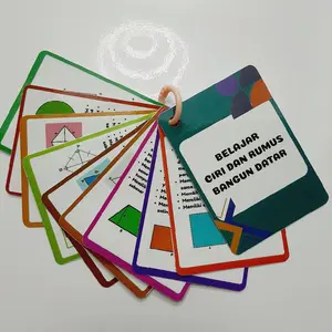 flashcard ciri bangun datar