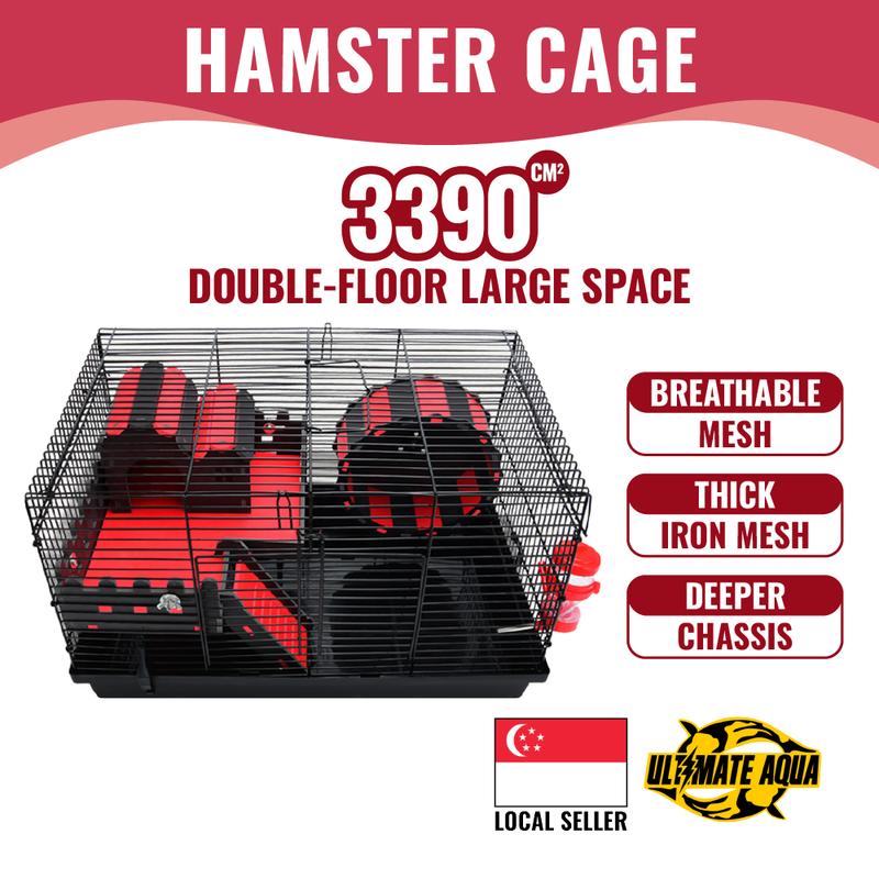 Photo inspiration: Visual Reference: Yee Hamster Cage Safety Iron Cage Easily Remove Odour Bit