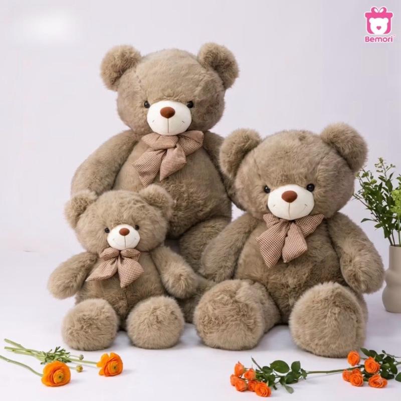 Gấu bông siêu hottrend teddyy bearr lông tiểu kim hàng quang chau cao cấp