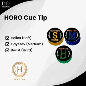Master Tip HORO Original Tip Stick Play Billiard / Tip Stick Billiard Horo Original (Soft, Medium, Hard)