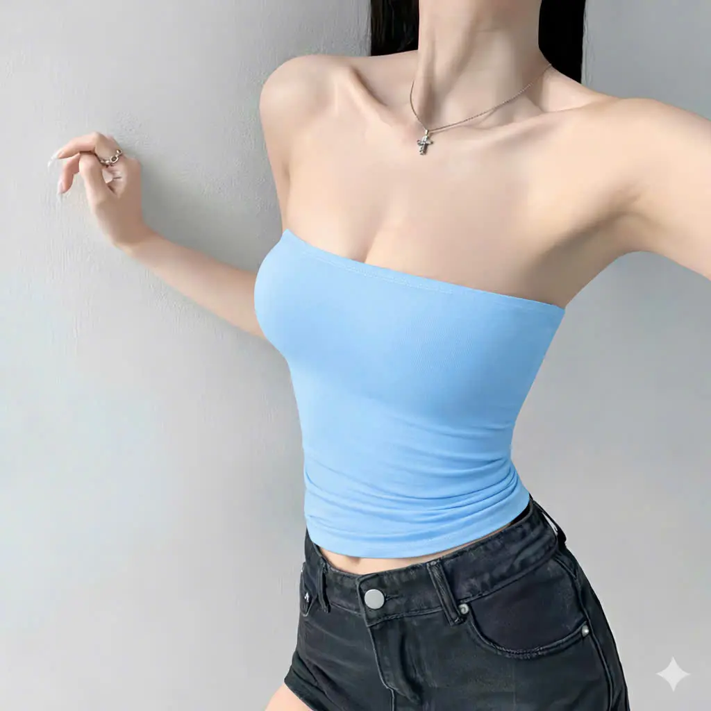 [18 màu] Áo ống nhiều màu form babytee có thắt eo, có size lớn (KHÔNG MÚT) | BigBuy360 - bigbuy360.vn