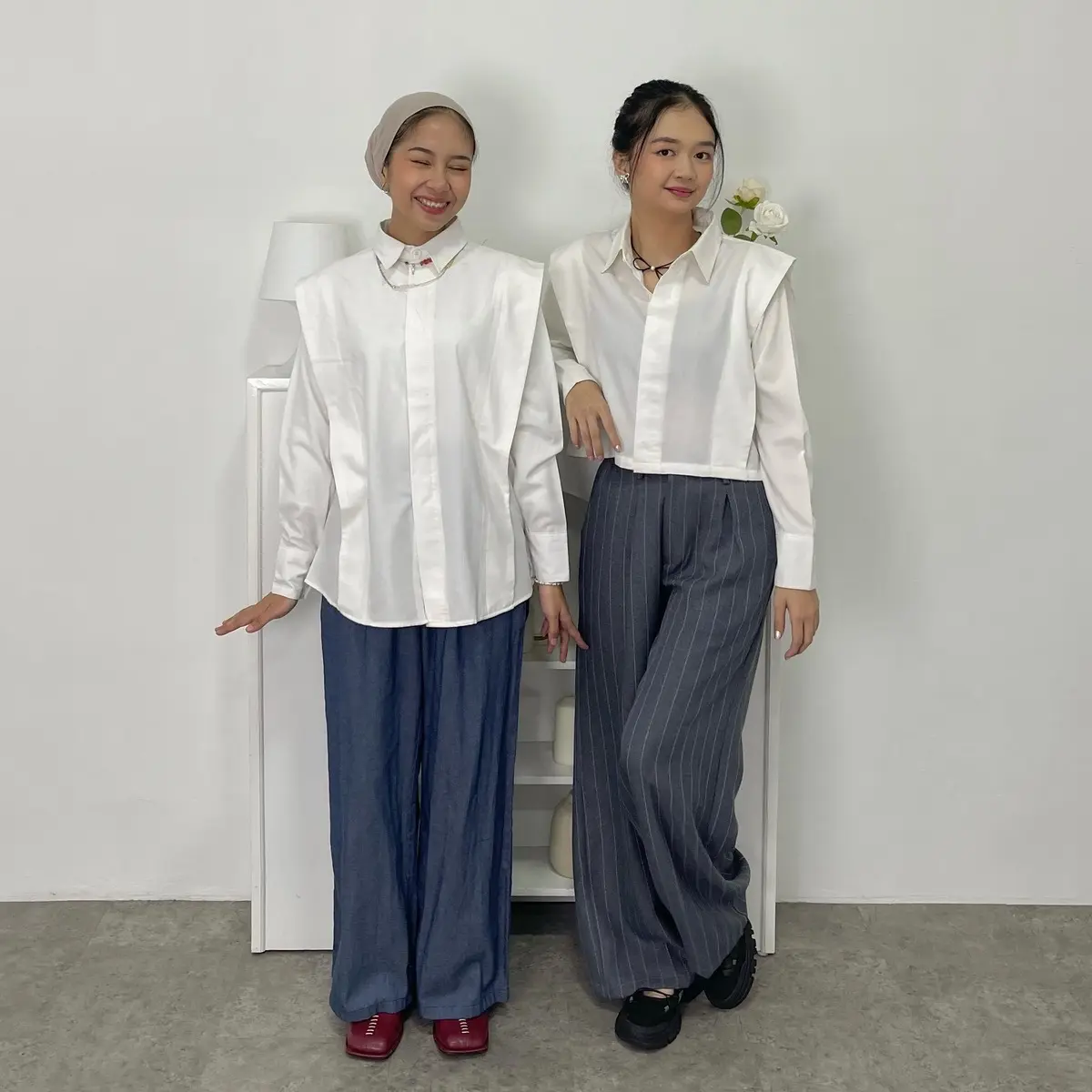 Kanna Shirt ByNeeth - Kemeja Basic - Kemeja Toyobo - Kemeja Wanita