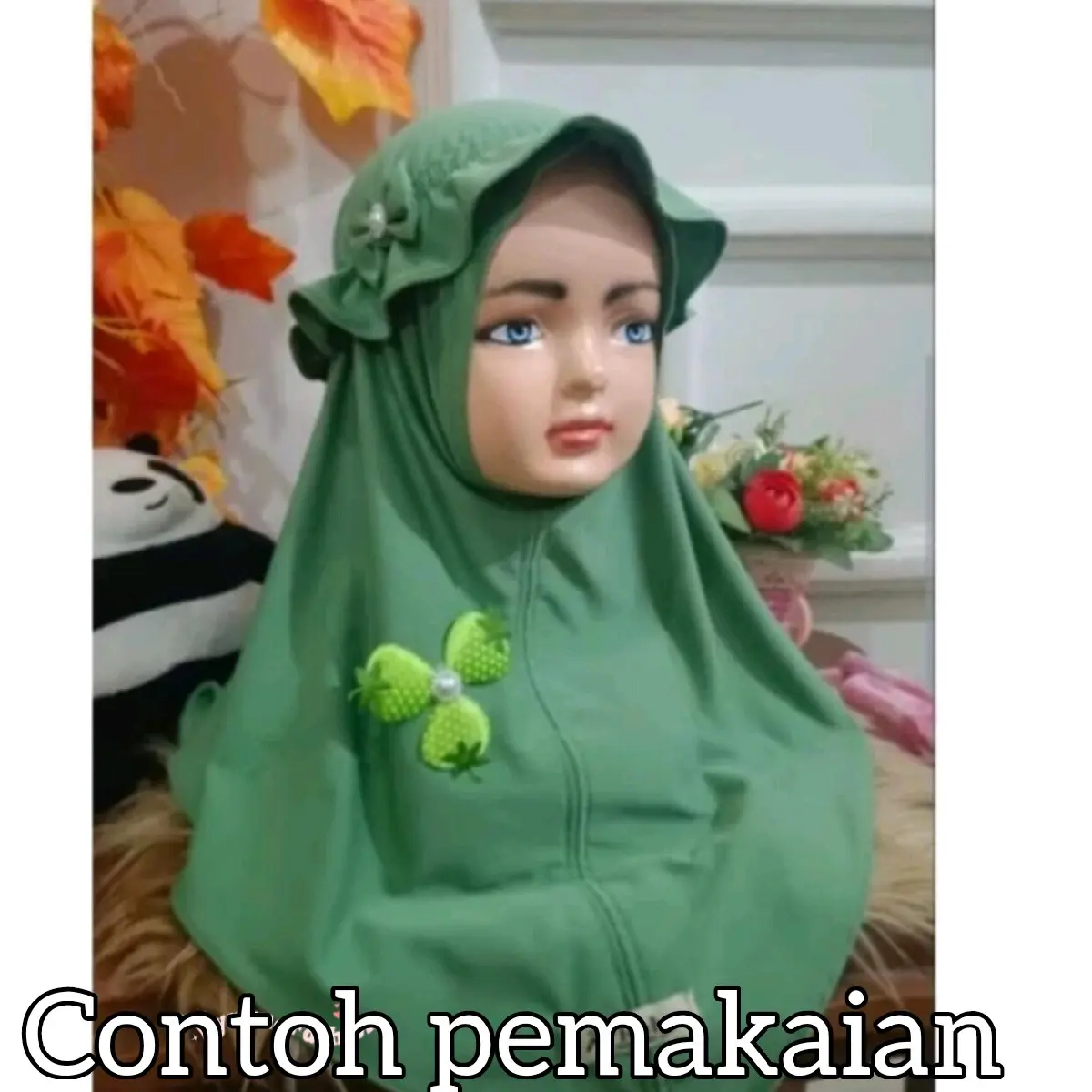Hijab anak topi usia 1-6 tahun