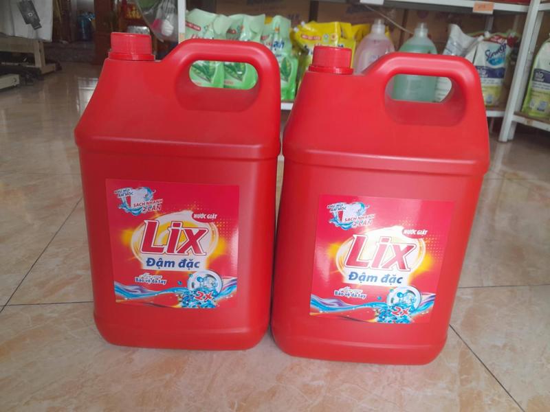 Nước giặt Lix Đậm đặc Nước hoa/ Aloevera can 9kg