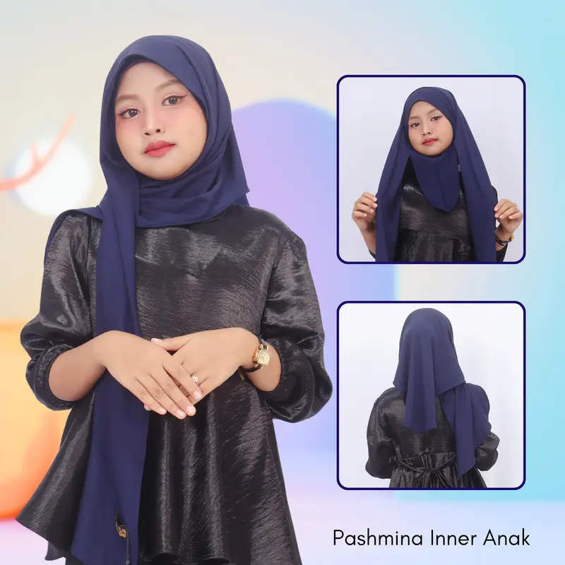 ALQIA Hijab // Pashmina Instan Inner Anak Remaja 7-10 Tahun 5