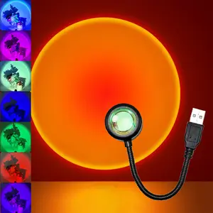 SWA Led USB Sunset Lamp Night Light Projector Birthday Party