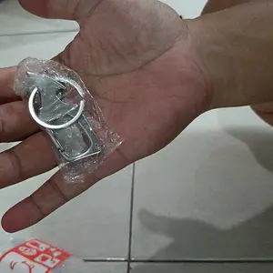 NL Gantungan Kunci Carabiner Mini Pembuka Tutup Botol EDC Silver Cantolan Kaitan Berkualitas Kokoh Tahan Lama Mobil Motor - K412
